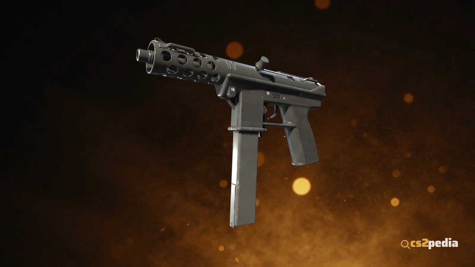 Tec-9 — branded showcase render